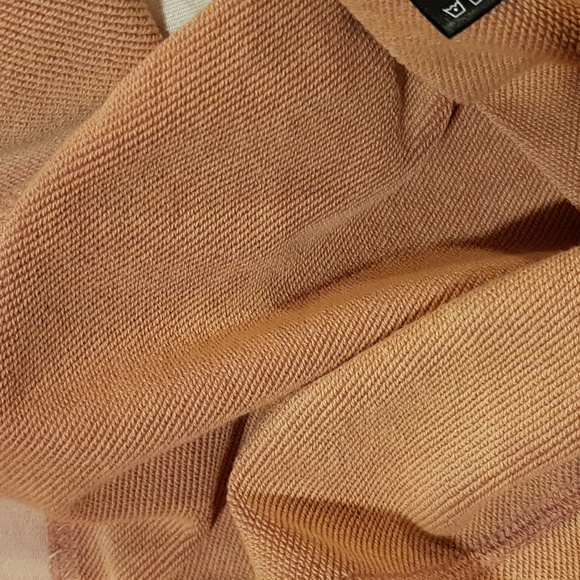 🥮POL Hooded Tan and Cream Zipper Cropped Jacket (Large)🥮 - Picture 10 of 10